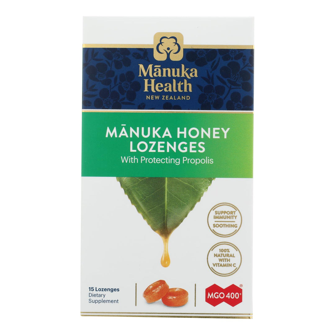 Manuka Health - Loz Honey Mgo 400+ Propolis - 1 Each -15 Count - Maras Green